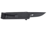 Couteau pliant CRKT CEO Microflipper 7081D2K.CR manche en aluminium noir 8cm + clip de poche