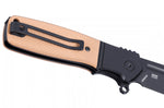 Couteau pliant CRKT Homefront K245BKP lame noire manche en G10 brun 9,8cm