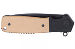 Couteau pliant CRKT Homefront K245BKP lame noire manche en G10 brun 9,8cm