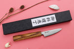 Couteau d'office japonais artisanal Wusaki Migaki G3 8cm