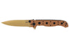 Couteau pliant CRKT M16-01DZ 1601DZ manche en nylon / fibres de verre désert 10cm