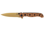 Couteau pliant CRKT M16-01DZ 1601DZ manche en nylon / fibres de verre désert 10cm