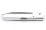 Couteau pliant Florinox Kiana manche polyamide / fibre de verre blanc 11,3cm