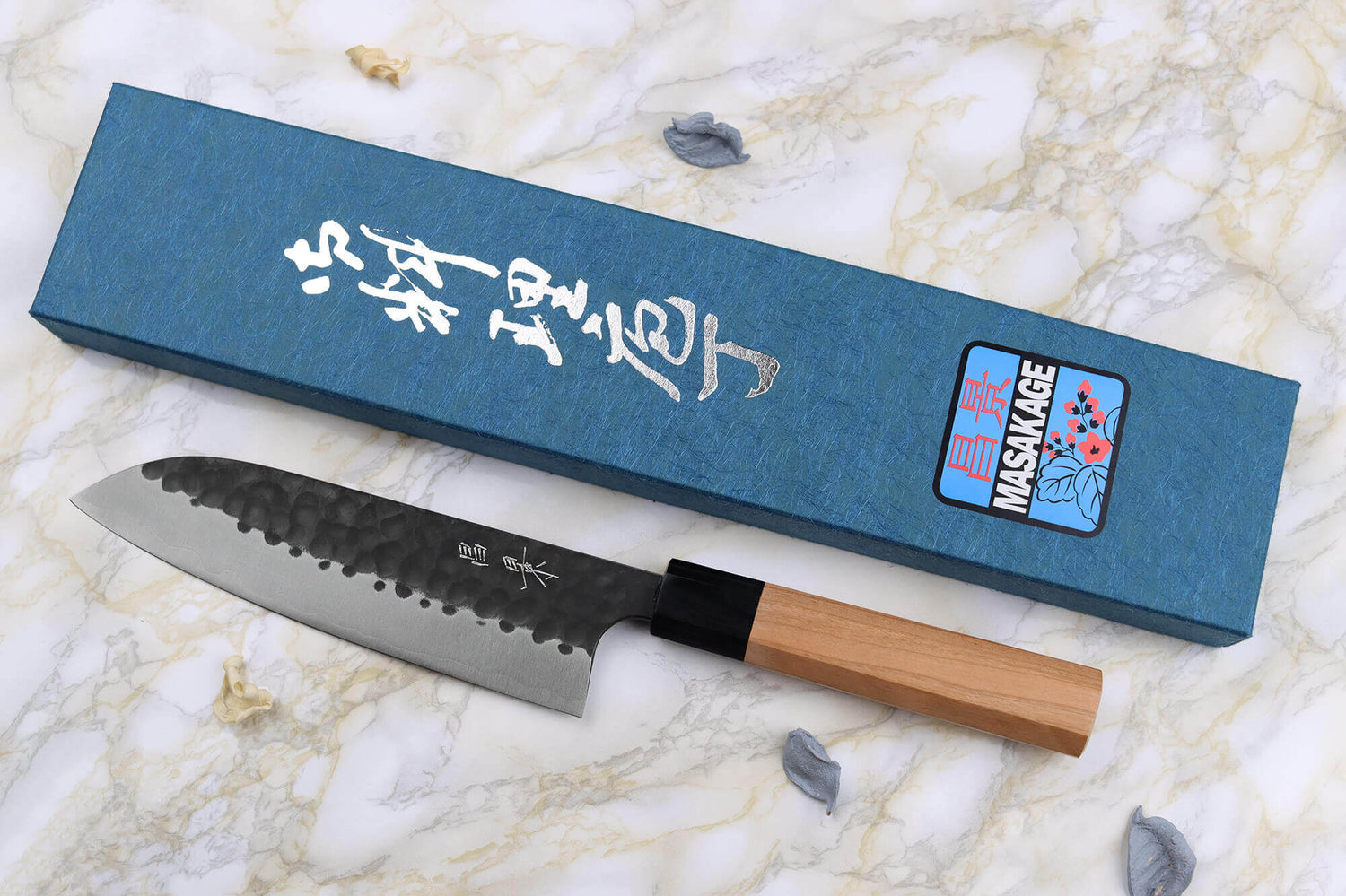 Couteau santoku japonais artisanal Masakage Koishi 16,5cm