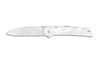 Couteau pliant Florinox Kiana manche polyamide / fibre de verre blanc 11,3cm