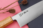 Couteau santoku japonais artisanal Wusaki Migaki G3 16,5cm