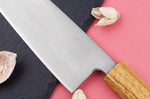 Couteau santoku japonais artisanal Wusaki Migaki G3 16,5cm