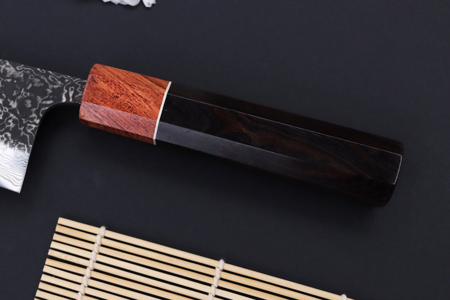 Couteau bunka 16,5cm japonais artisanal Masashi Yamamoto SLD Kuro damas