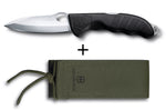 Couteau pliant Victorinox Hunter Pro M One Hand manche polyamide noir 13,6cm + étui toile kaki