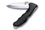 Couteau pliant Victorinox Hunter Pro M One Hand manche polyamide noir 13,6cm + étui toile kaki