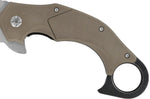 Couteau pliant Maserin Karambit 42013 manche G10 marron 13,5cm