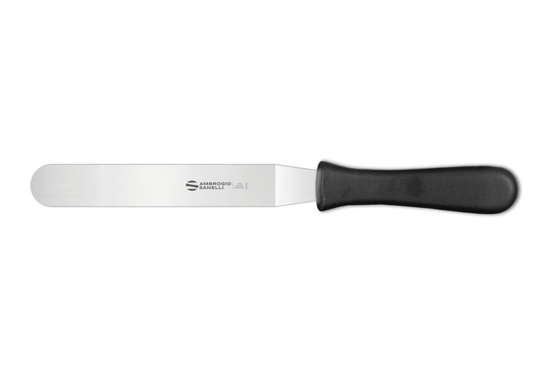 Spatule de chef coudée professionnelle Ambrogio Sanelli Supra - 22 cm
