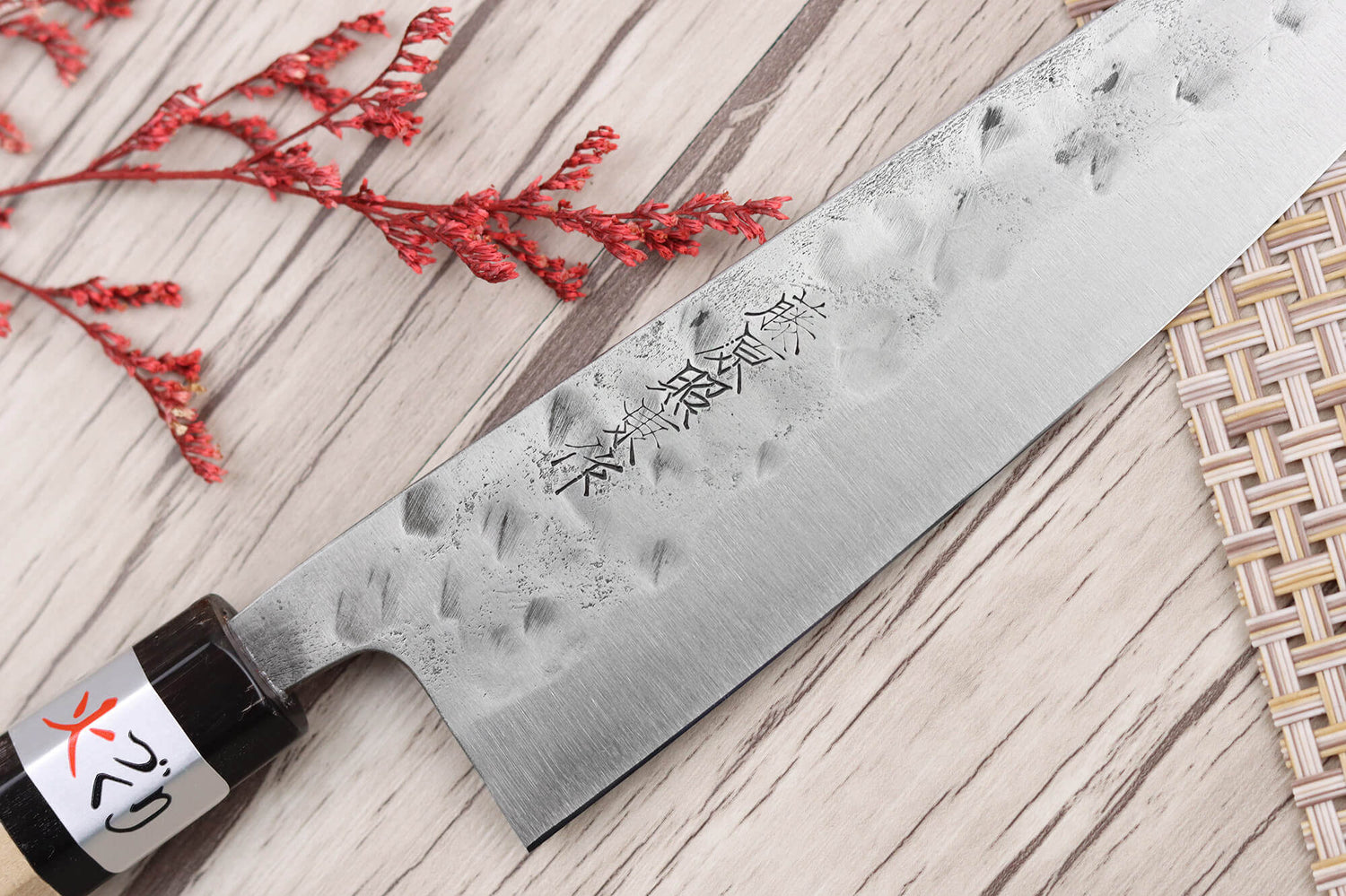 Couteau universel 15cm japonais artisanal Fujiwara Maboroshi manche en magnolia
