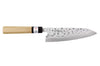 Couteau de chef 18cm japonais artisanal Fujiwara Maboroshi manche en magnolia