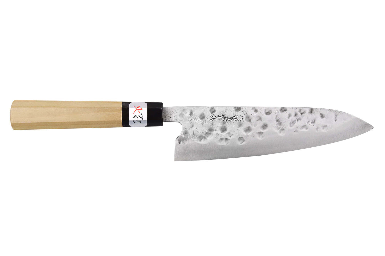 Couteau de chef 18cm japonais artisanal Fujiwara Maboroshi manche en magnolia