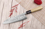 Couteau de chef 18cm japonais artisanal Fujiwara Maboroshi manche en magnolia