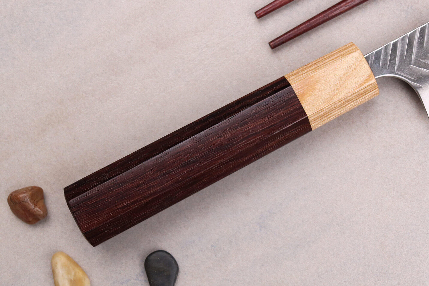 Couteau ko-bunka 13cm japonais artisanal Yoshimi Kato SG2 V-Tsuchime
