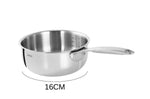 Set de 3 casseroles Cristel Castel'Pro en acier inoxydable 18/10 5 ply - 16, 18, 20cm