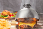 Cloche à burger et fondante Gefu BBQ en acier inox diamètre 15cm
