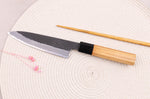 Couteau universel 13,5cm japonais artisanal Hinoura Mutsumi Ajikataya Black Nashiji