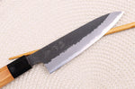 Couteau universel 13,5cm japonais artisanal Hinoura Mutsumi Ajikataya Black Nashiji