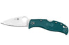 Couteau pliant Spyderco LeafJumper C262SBLK390 lame dentée manche nylon / fibre de verre bleu 11,3cm