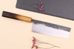 Couteau nakiri 16,5cm japonais artisanal Hado Sumi WS2