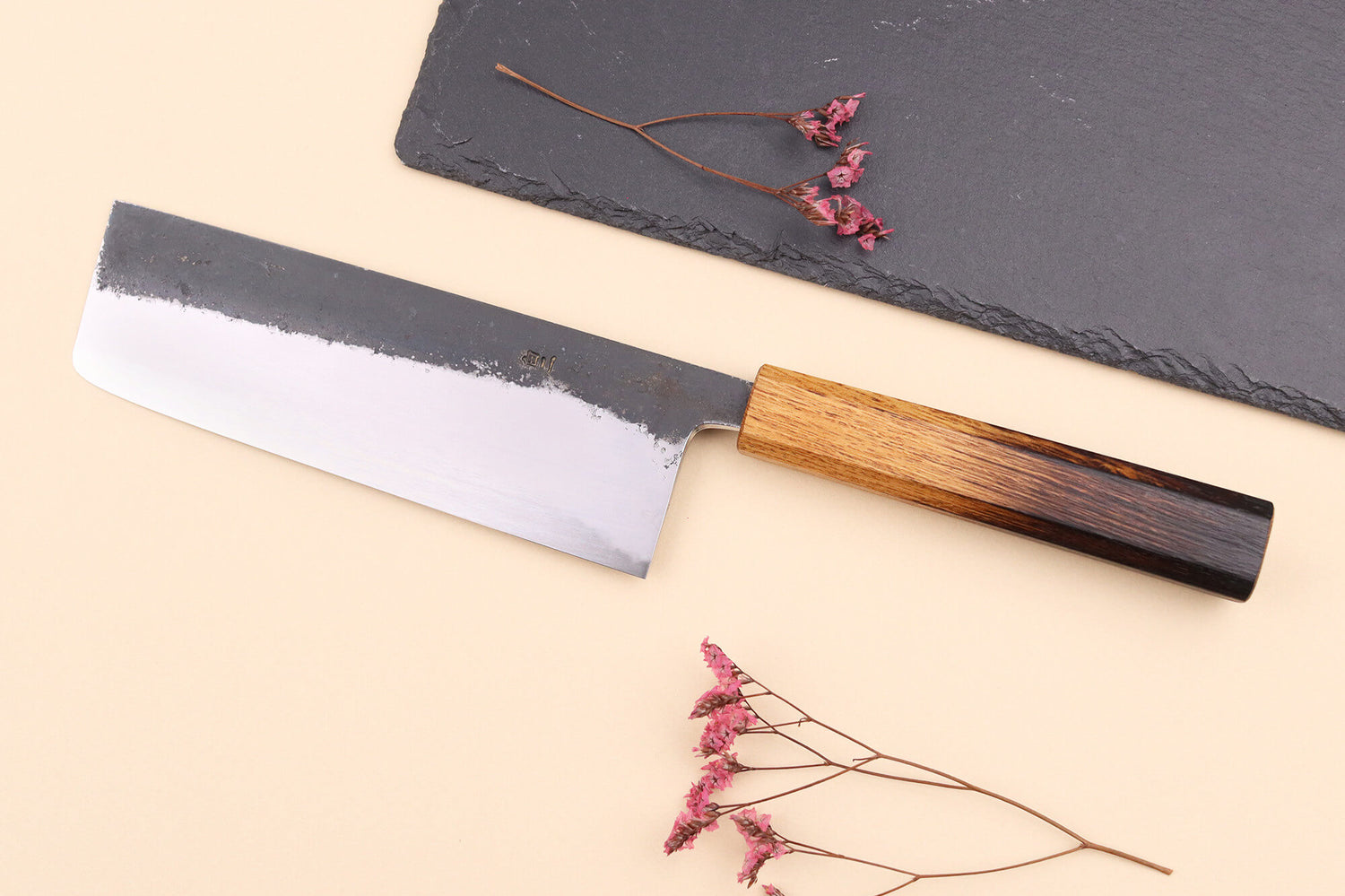 Couteau nakiri 16,5cm japonais artisanal Hado Sumi WS2