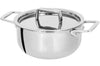 Mini faitout Cristel Castel'Pro en acier inoxydable 18/10 3 ply