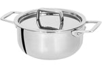 Mini faitout Cristel Castel'Pro en acier inoxydable 18/10 3 ply