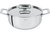 Faitout Cristel Castel'Pro en acier inoxydable 18/10 5 ply