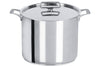 Marmite Cristel Castel'Pro en acier inoxydable 18/10 3 ply + couvercle tout inox