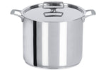 Marmite Cristel Castel'Pro en acier inoxydable 18/10 3 ply + couvercle tout inox