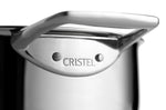 Marmite Cristel Castel'Pro en acier inoxydable 18/10 3 ply + couvercle tout inox