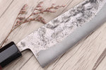Couteau santoku 16,5cm japonais artisanal Yoshimune par Kawamura WS2 poli