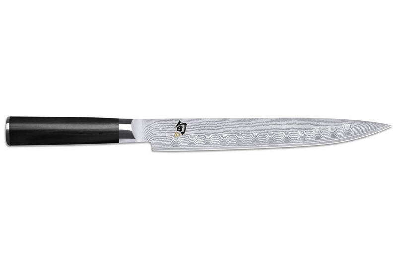 Couteau à trancher Kai Shun Classic damas lame alvéolée 23cm