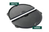 Demi-plancha réversible en fonte pour Big Green Egg Large