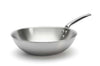 Wok De Buyer Alchimy 28cm en inox 18/10 multicouches 3 plis