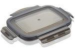 Set de 3 boîtes de conservation au frais Gefu Preppo en acier inox / polymère / silicone