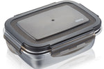 Set de 3 boîtes de conservation au frais Gefu Preppo en acier inox / polymère / silicone