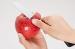 Couteau Kai Select pour fruits et légumes lame 12cm et manche noir + protège lame