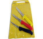 Pochette de 3 couteaux de boucher DICK ERGOGRIP 1 couteau à saigner + 2 désosseurs