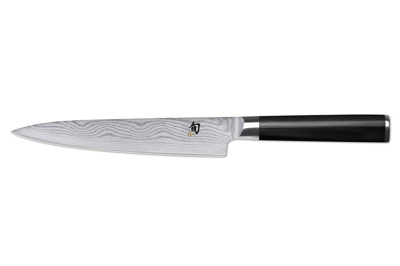 Couteau universel pour gaucher damas Shun lame 15cm
