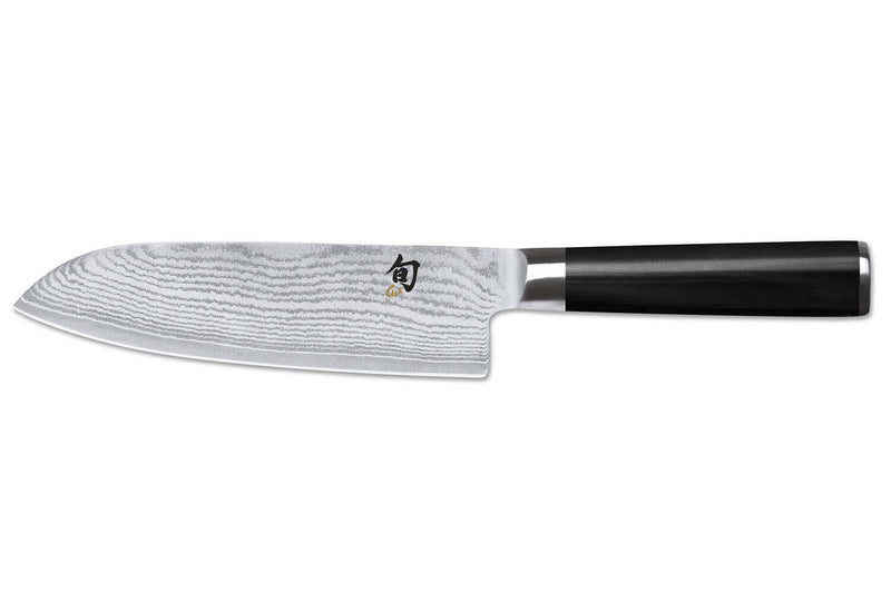 Couteau santoku pour gaucher damas Shun lame 18cm
