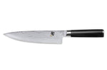 Couteau de chef pour gaucher damas Shun lame 20cm