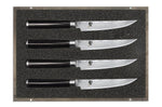 Coffret 4 couteaux à steak japonais Shun Classic lames 12,5cm