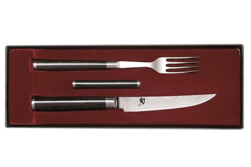Set de couverts de table japonais KAI haut de gamme couteau + fourchette