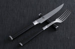 Set de couverts de table japonais KAI haut de gamme couteau + fourchette