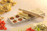 Planche à raviolis Gefu Tasca rectangulaires en polymère avec rouleau en bois