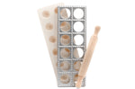 Planche à raviolis Gefu Tasca rectangulaires en polymère avec rouleau en bois